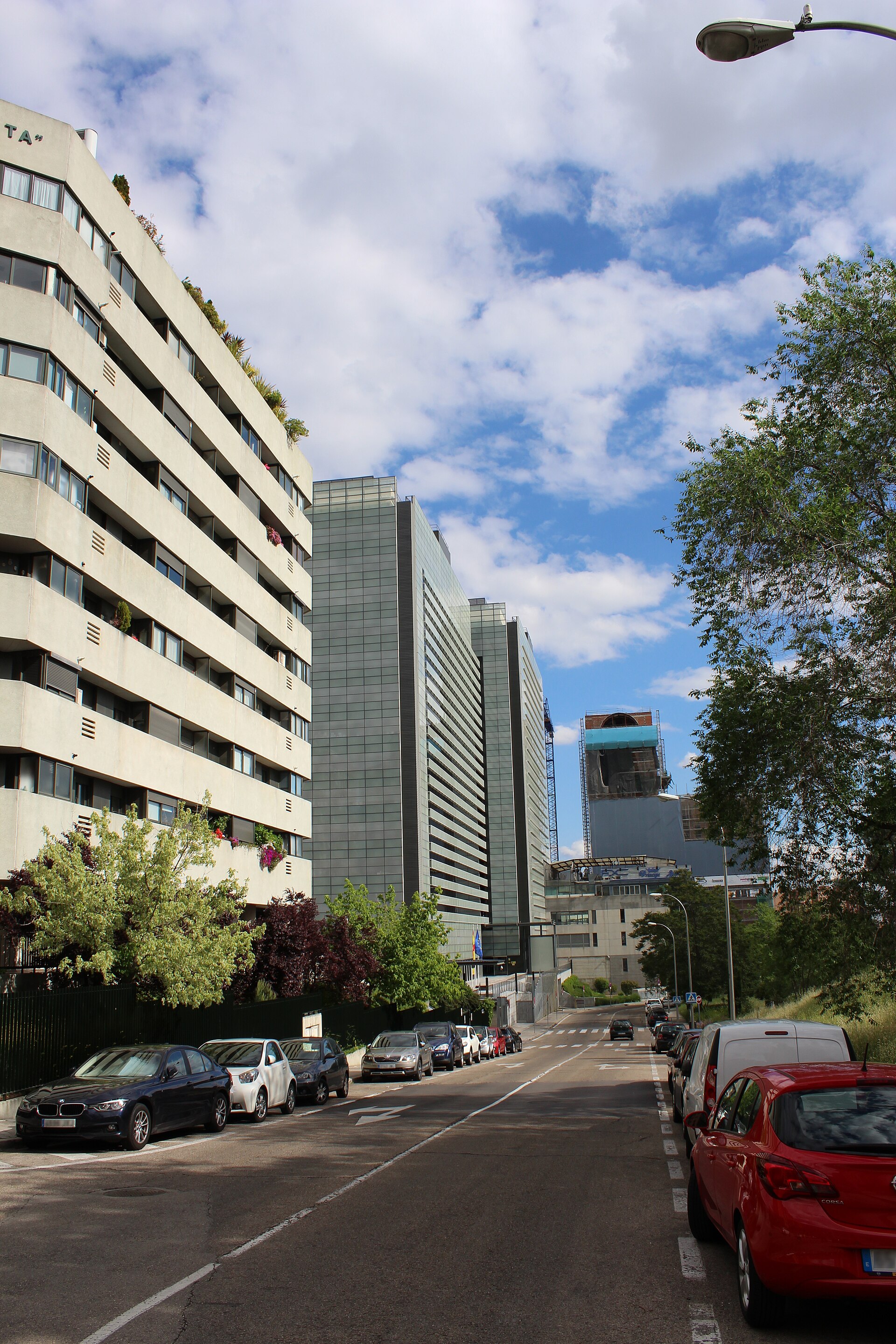 Calle arbolada de Chamartín, Madrid